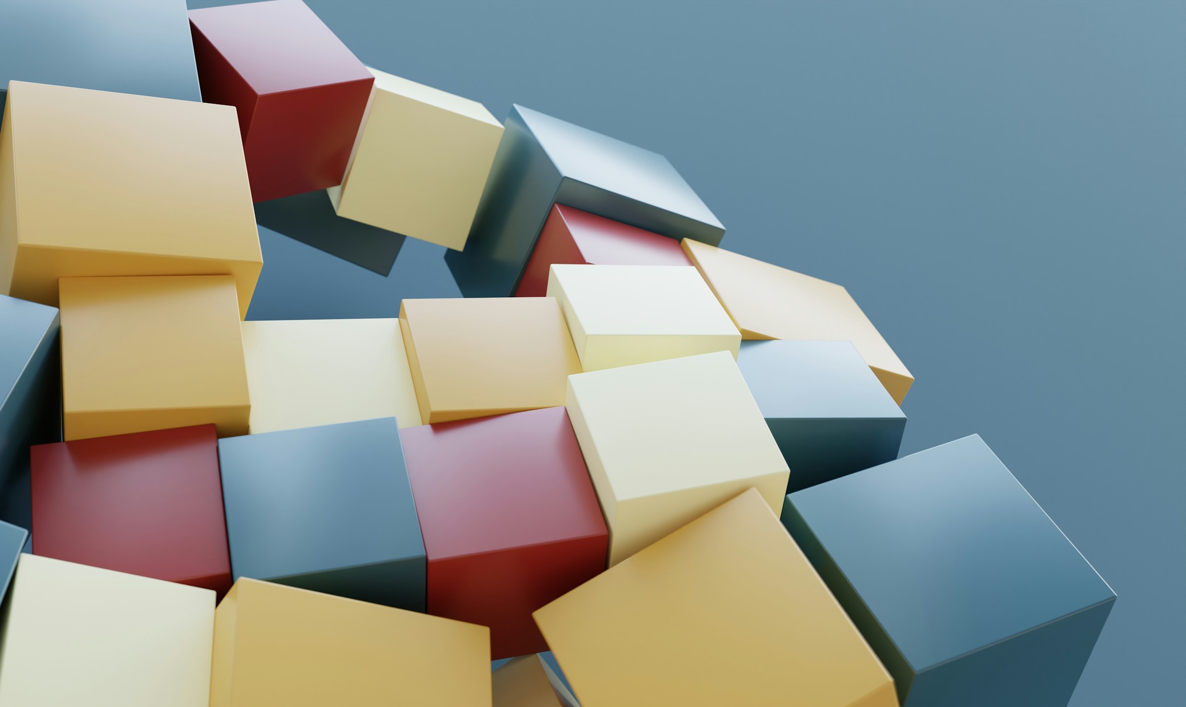 Abstract cubes background